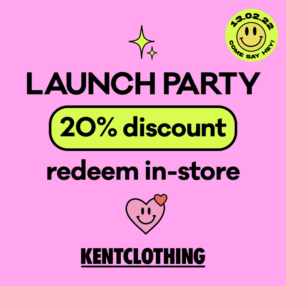 A Kent Clothing launch party square