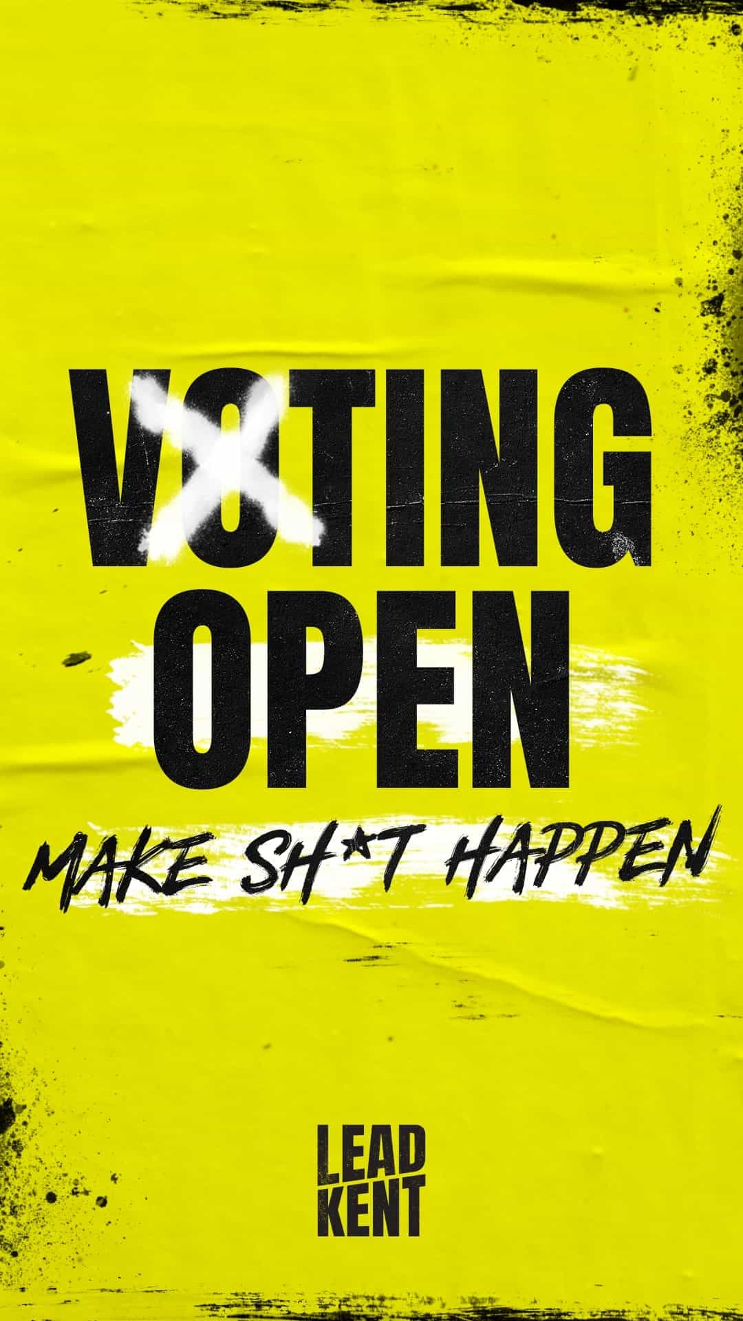 A Kent Clothing launch party poster artwork